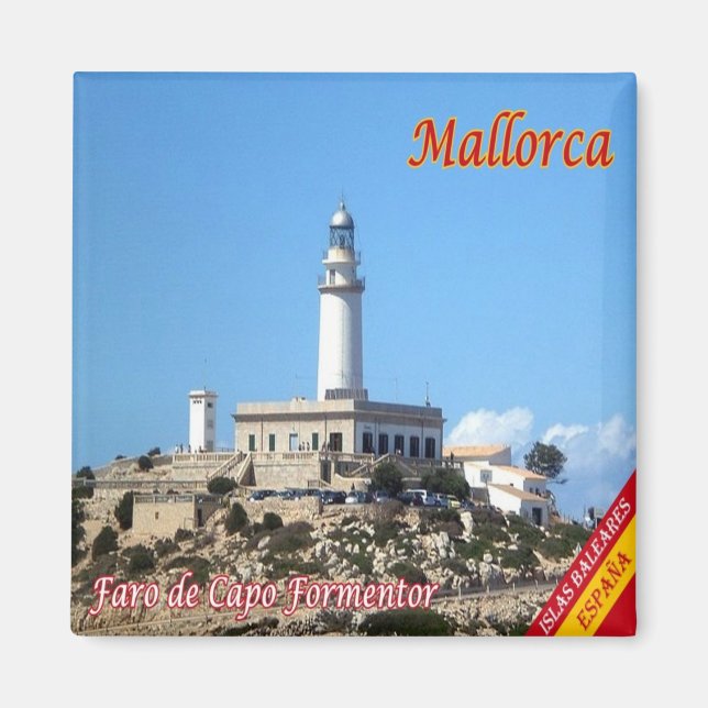Imã zES099 MALLORCA, FORMENTOR LIGHTHOUSE CAPO, (Frente)