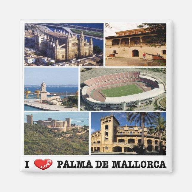 Imã zES117 PALMA DE MALLORCA panorama, frigorífico (Frente)