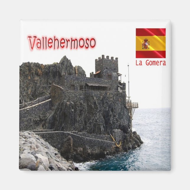 Imã zES151 LA GOMERA Vallehermoso, Castillo del Mar, (Frente)