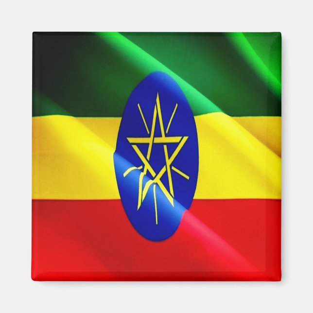 Imã zET002 ETIÓPIA, Sinalizador de onda, África, gelad (Frente)