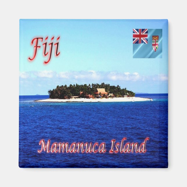 Imã zFJ011 FIJI, MAMANUCA ISLAND, Oceânia, frigorífico (Frente)