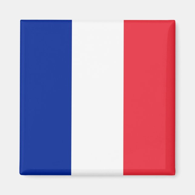 Imã zFR001 FLAG French, França, Fridge (Frente)