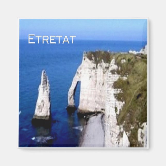 Imã zFR024 FÉCAMP Harbour, Normandia, França, Fridge (Frente)