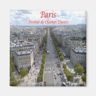 Imã zFR063 CHAMPS-ELYSÉES, Paris, França, Fridge