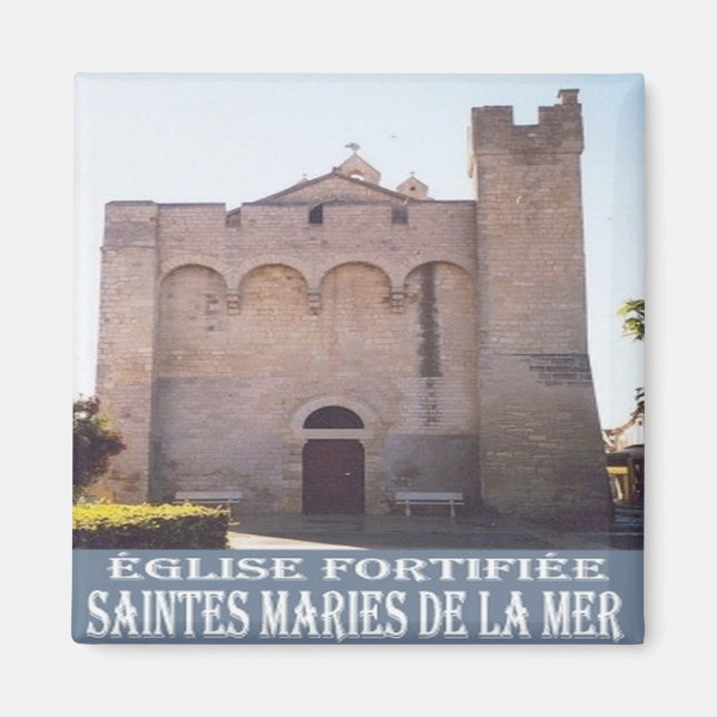 Imã zFR074 SAINTES-MARIES-DE-LA-MER, Riviera francesa, (Frente)
