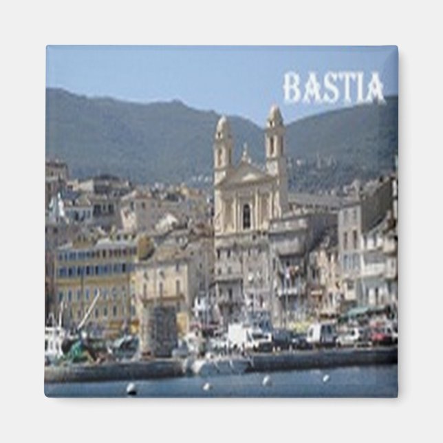 Imã zFR125 BASTIA panorama, Córsega, Fridge (Frente)