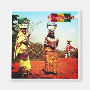 Imã zGN007 GUINÉ, Mulheres Fule, África, Geladeira