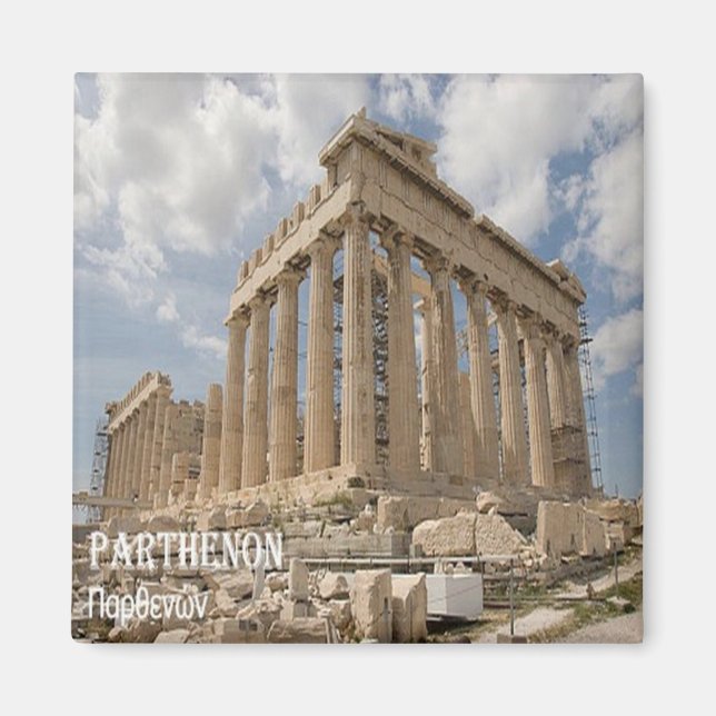 Imã zGR042 PARTHENON, Grécia, Fridge (Frente)