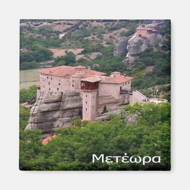 Imã zGR052 METEORA Grécia, Geladeira (Frente)