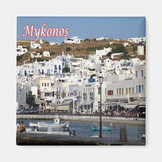 Imã zGR104 MYKONOS - Cidade do Panorama - Grécia - Fri (Frente)