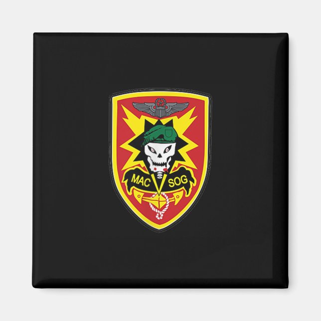 Imã Zgxblwjhbsy Creations Co Macv Sog Guerra do Vietnã (Frente)