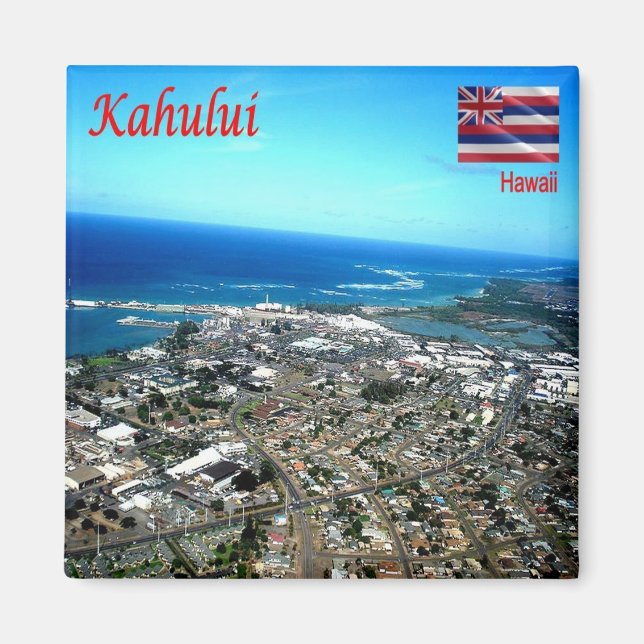 Imã zHI009 KAHULUI, HAWAII, Panorama, Oceânia, frigorí (Frente)