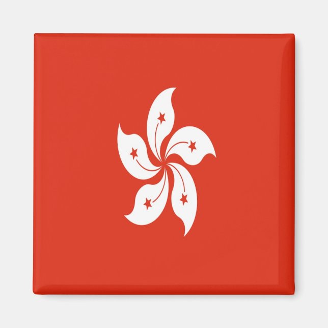Imã zHK001 FLAG Hong Kong, frigorífico (Frente)