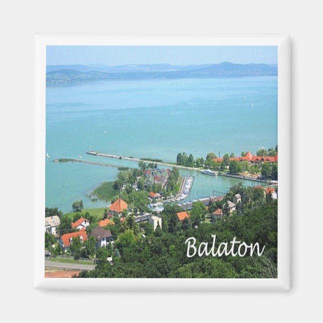 Imã zHU009  BALATON, Hungary, Europe, Fridge (Frente)