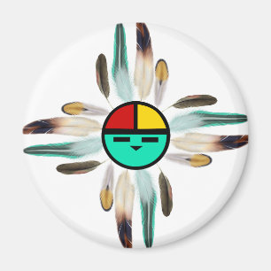 Imã Zia Sun Deus com Penas