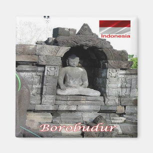 Imã zID025 BOROBUDUR Indonésia, Ásia, geladeira