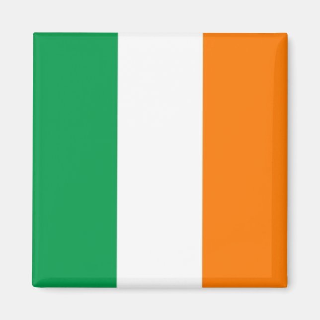 Imã zIE001 Irish FLAG, IRLANDA, Fridge (Frente)