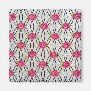 Imã Zig Zag Padrão, flor