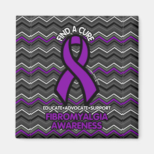 Imã Zig Zag Roxo...Fibro