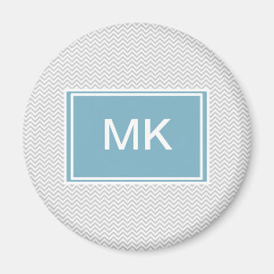 Imã Ziguezague cinzento simples