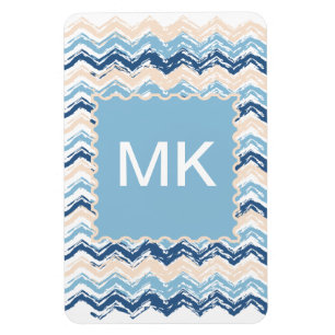 Ímã Ziguezague do Scribble do litoral