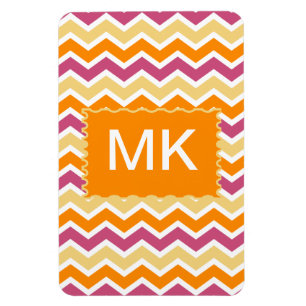 Ímã Ziguezague tribal vibrante