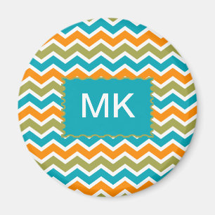 Imã Ziguezague tribal vibrante do pavão