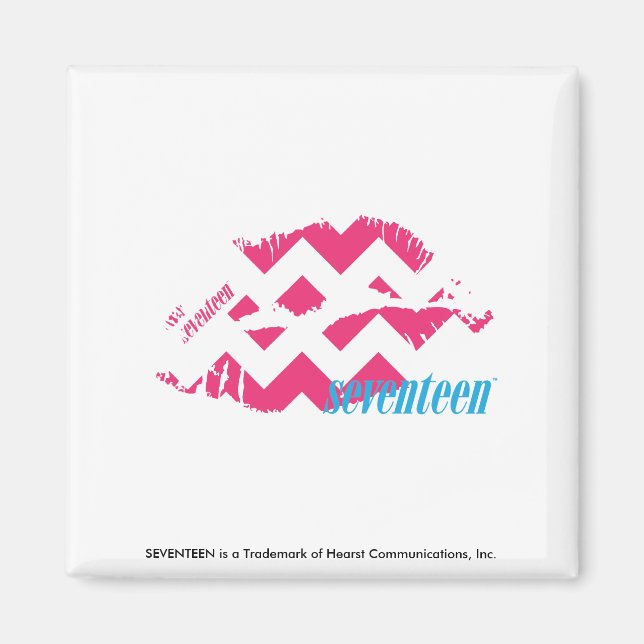 Imã ZigZag Magenta (Frente)