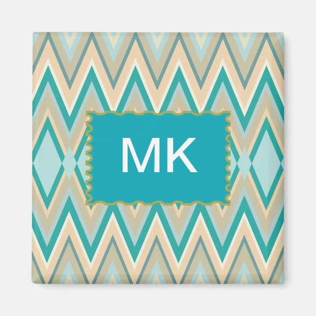 Imã zigzag-phones diagonais (Frente)