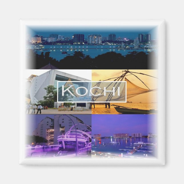 Imã zIN007 KOCHI, Índia, Ásia, frigorífico (Frente)