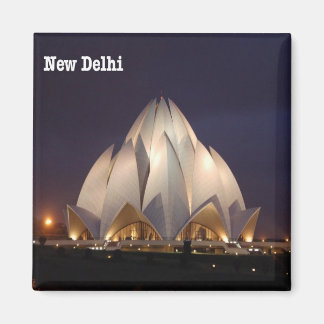 Imã zIN023 LOTUS TEMPLE New Delhi, Índia, Fridge