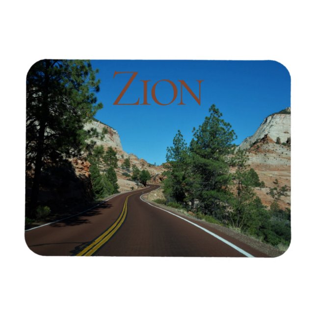 Ímã Zion National Park Utah Souvenir (Horizontal)