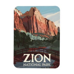 Ímã Zion National Park Vintage