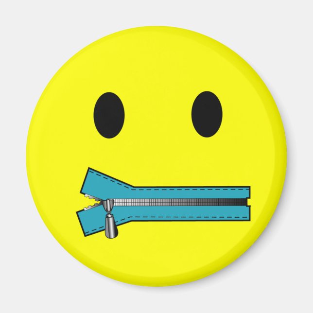 Imã 'zip it FACE MAGNET (Frente)