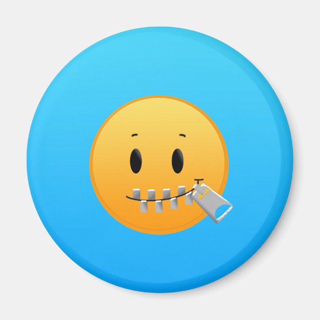 Imã Zipper Emoji (Frente)