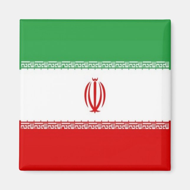 Imã zIR001 iraniano FLAG Iran, frigorífico (Frente)
