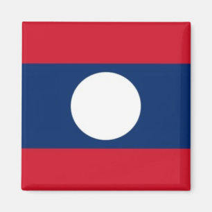 Imã zLA001 FLAG LAOS, frigorífico