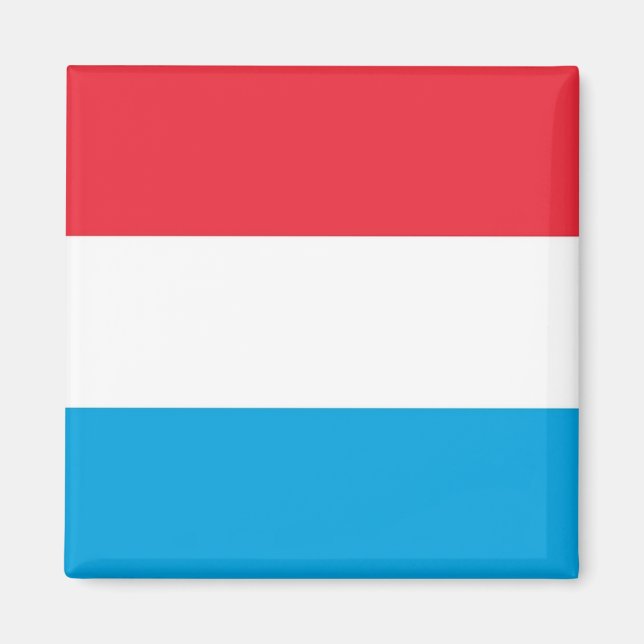 Imã zLU001 Luxembourg FLAG, Fridge (Frente)