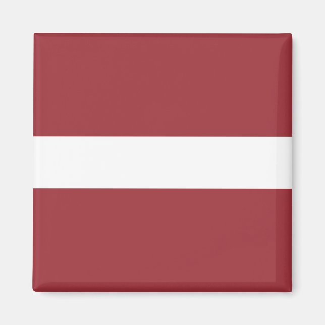 Imã zLV001 LETÓNIA FLAG, frigorífico (Frente)