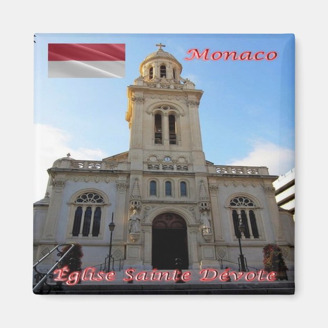 Imã zMC022 Monte Carlo, IGREJA SAINTE-DÉVOTE, Cordilhe (Frente)