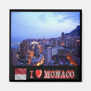 Imã zMC031 MONACO "I Love", Fridge