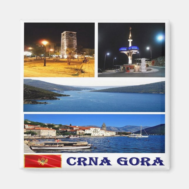Imã zME005 CRNA GORA, Montenegro, frigorífico (Frente)