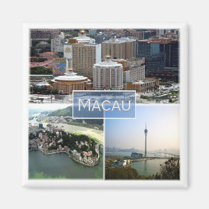Imã zMO004 MACAU ou MACAO, Ásia, frigorífico