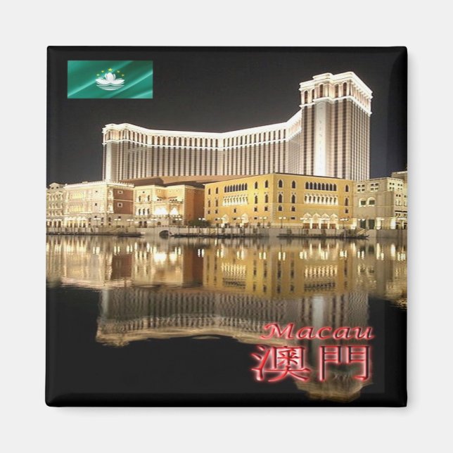 Imã zMO009 VENETIAN CASINO, Macau ou Macau, frigideira (Frente)
