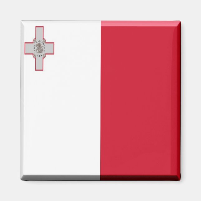 Imã zMT001 maltês FLAG, Malta, Fridge (Frente)