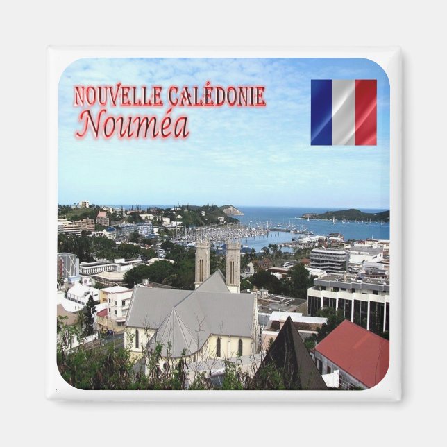 Imã zNC004 NOUMEA, NOVA CALEDÓNIA, Oceânia, Magno de g (Frente)