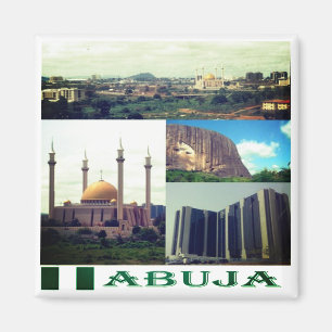 Imã zNG005 ABUJA, Mosaico, Nigéria, África, Geladeira