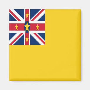 Imã zNU001 NIUE FLAG, Oceânia, frigorífico