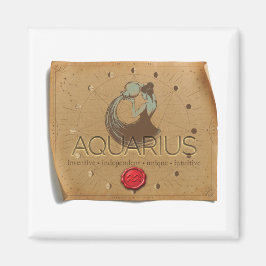 Imã ZODIAC - Aquarius - Magnet