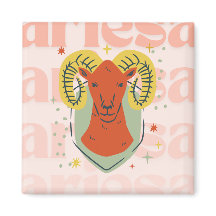Zodiac Aries Magnet